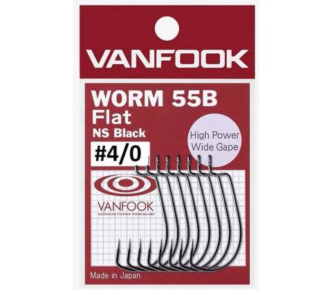 Vanfook Offset Worm 55B vel.4 4 ks