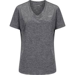 USA Pro Дамска тениска USA Pro The USA Pro Tech V Tee Ladies - Charcoal