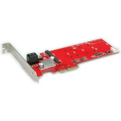Roline PCI-E Card, Raid, 2x M. 2 SATA + 2x SATA, 15.06. 2119 (15.06.2119)