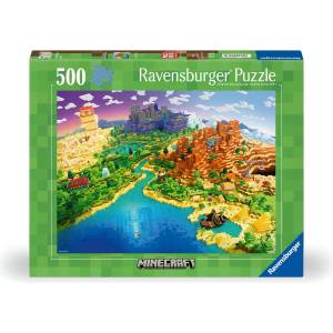 Ravensburger Пъзел Ravensburger от 500 части - Майнкрафт (12001568)