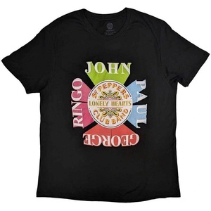 The Beatles Sgt Pepper Drum & Names Black L Риза (BEATTEE570MB03)