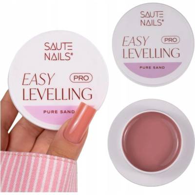 Saute Nails gel Samovyrovnávací Easy Levelling Pro Pure Sand bez Tpo 50g