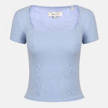 Jack Wills Тениска Jack Wills Women's Long-Sleeve T-Shirt - Brunerra Blue
