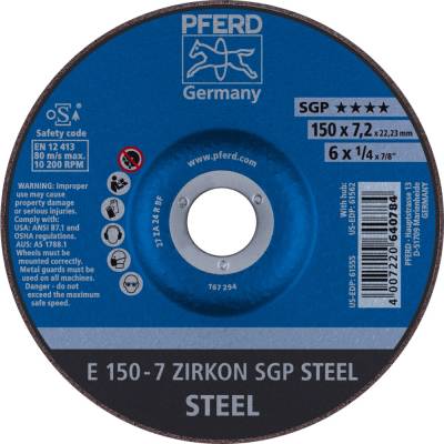 Pferd Brusný kotouč 150 x 7,2 x 22,23 mm 62215326