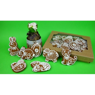 Meduňka pekařství perníkářství Dárková kazeta velikonočního perníku 160 g – Zboží Mobilmania