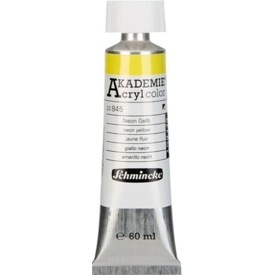 Schmincke Akademie АКРИЛНА боя 845 Neon Yellow 60 ml 1 бр (75.3058)