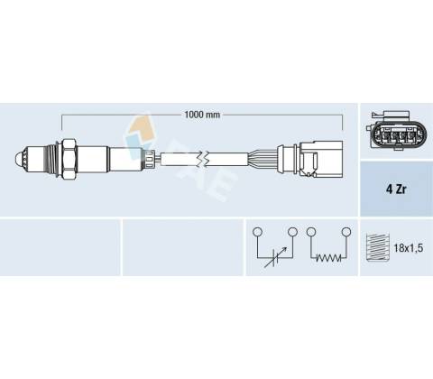 Lambda sonda FAE 77459