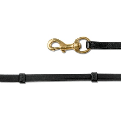 Waldhausen Otěže Island w/Carabiner brown/brass – Zboží Dáma