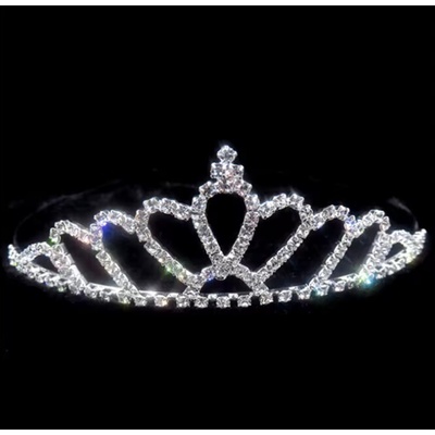 Naishide Jewelry postříbřená do vlasů s krystaly Princess