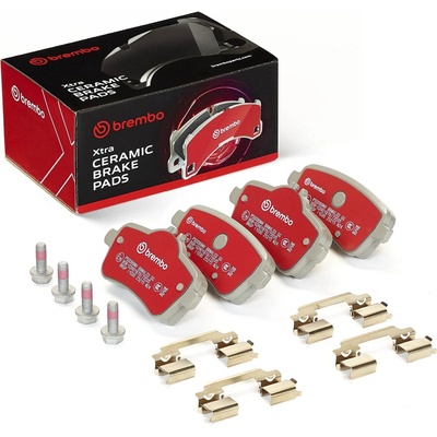 BREMBO Sada brzdových platničiek kotúčovej brzdy P50099NX