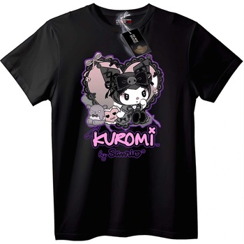 NOONEBRAND Тениска Kuromi Sanrio - L, Black