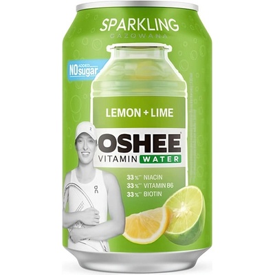 Oshee Perlivá vitamínová voda Citron + Limetka 330 ml