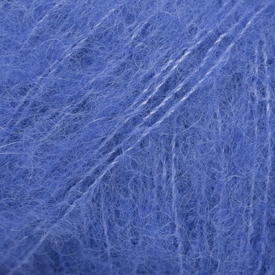 Příze DROPS Brushed Alpaca Silk 26 - kobaltová modrá