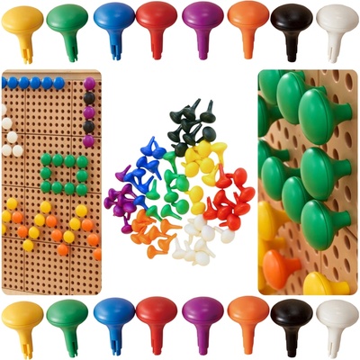 Masterkidz Farebné Jumbo Doodles pre STEM dosky 64 ks. - 6 farieb