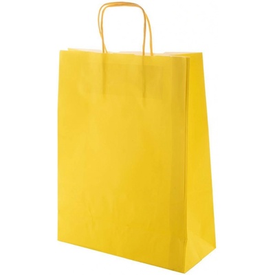Store papierová taška, žltá