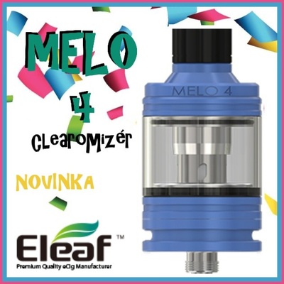 Eleaf MELO 4 clearomizér Modrá 2ml