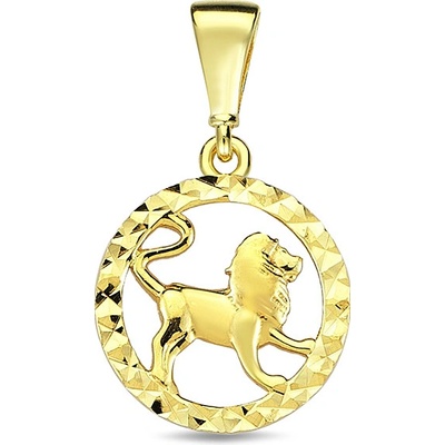 Lillian Vassago Zlatý přívěsek znamení Lev LLV98 GP046