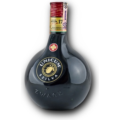 Zwack Unicum Švestka 34,5% 1 l (holá láhev)