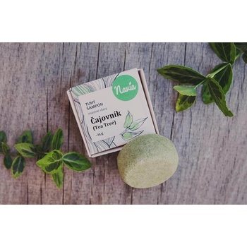 Kvitok Tea Tree tuhý šampón na mastné vlasy 25 g