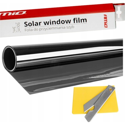 Protisluneční fólie Dark Black 1% 0,5x3m, AMiO