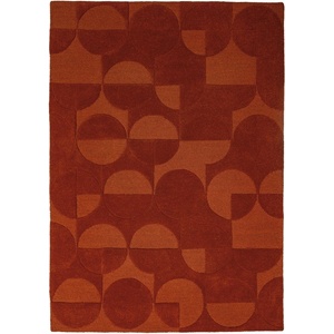 Flair Rugs Теракотен ръчно изработен вълнен килим 120x170 cm Gigi - Flair Rugs (503119382677)