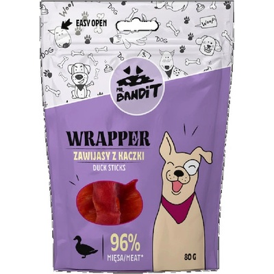 VetExpert Mr.Bandit pochoutka WRAPPER tyč.kachna 80 g