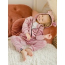 Tepláky na traky LITTLE MOUSE Zamat ružová