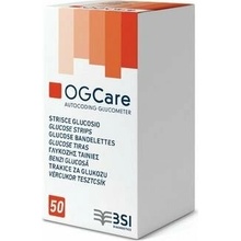 BABYS BSI OGCARE Testovacie prúžky na glukózu, 50 ks