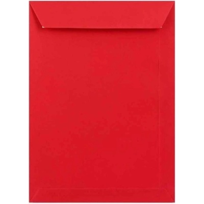 Envelopes Ltd. Barevná obálka C4 - červená - LCC4BR