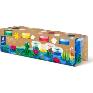 STAEDTLER Тесто за моделиране Staedtler Noris Junior, 4 цвята x130g, ОСНОВНИ ЦВЕТОВЕ (33836-А-ОСНОВНИ ЦВ)