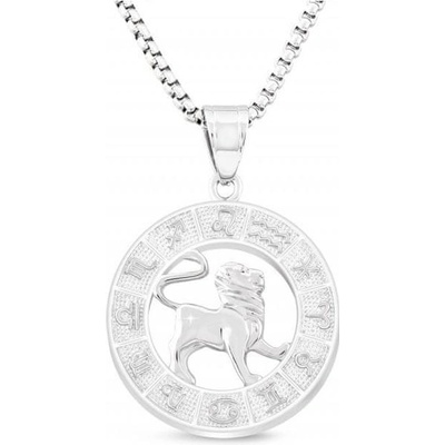 Biju Řetízek z chirurgické oceli + přívěsek znamení lev 3001398