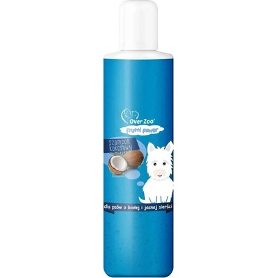 Over ZOO Frutti Power Coconut šampon pro psy s bílou srstí 200 ml