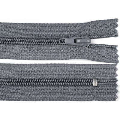 Spirálový zip No 5 délka 18 cm POL Varianta: 319 šedá ocelová, Balení: 1 ks 12764/642/104096