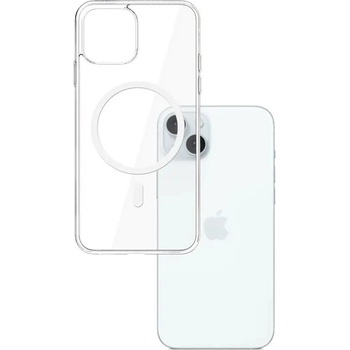 3mk Protection Калъф за Apple iPhone 15 Plus, хибриден (термополиуретан и поликарбонат), 3MK MagCase, удароустойчив, прозрачен