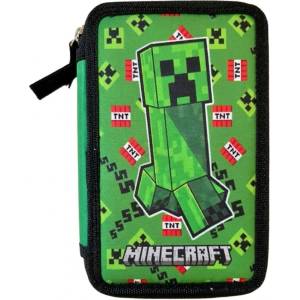 Astra Двоен несесер с аксесоари Astra MINECRAFT AC2 - 20.5 x 13 x 4.5 см (AS503026073)