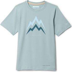 Columbia Детска спортна тениска Columbia Kid's Tech Trail Utility S/S Graphic Crew Sport shirt - Crushed Blue / Energetic (704-5865-0314)