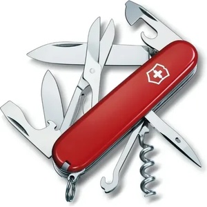 Victorinox Швейцарски джобен нож Victorinox Climber 1.3703, червен, блистер (1.3703.B1)