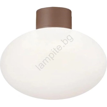 Ideal Lux - Външно таванно осветително тяло CLIO 1xE27/42W/230V IP44 кафяво (ID326795)