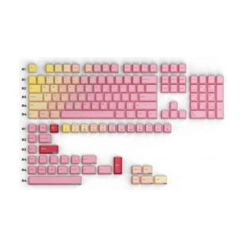 Glorious gpbt keycaps pink grapefruit (143 pbt клавиша)