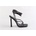 Chic Сандали Chic Women's Square Toe Strappy Flat Sandal - Black