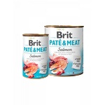 Brit Pate & Meat Salmon - Консерва с 26% сьомга и 44% пилешко месо 400 гр
