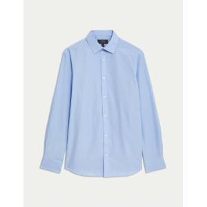 Marks & Spencer Риза нормален крой, лесно глаждане Marks & Spencer синьо Marks & Spencer | Sin | МЪЖЕ | 15.5