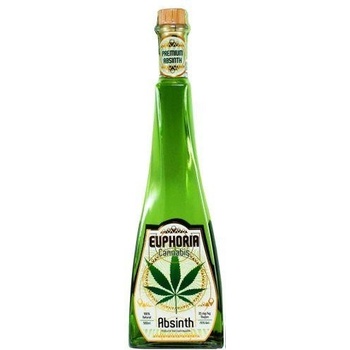 Hill's Euphoria Absinth Cannabis 70% 0,5 l (holá láhev)