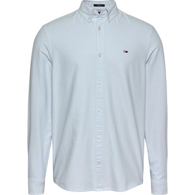Tommy Hilfiger Риза с дълъг ръкав Tommy Jeans Men's Long Sleeve Oxford Shirt - Sweet Blue