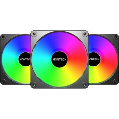 Montech GF120R V2 ARGB 3 in 1 Pack Black GF120R V2 ARGB 3 in 1 Pack (B)
