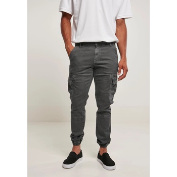 Urban Classics Мъжки карго панталони в сив цвят Washed Cargo Twill Jogging PantsUB-TB1435-02457 - Сив, размер 32