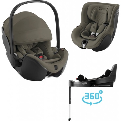 BRITAX set Baby-Safe Pro + Vario Base 5Z + Dualfix 5z Lux 2025 Urban Olive
