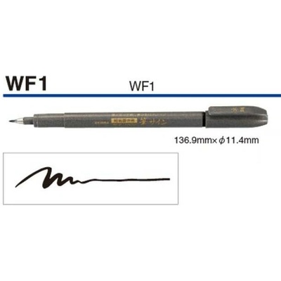 Štětcový fix "WF1", černá, ZEBRA