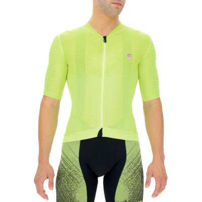 UYN Airwing OW Biking Shirt krátký rukáv Yellow/Black pánský