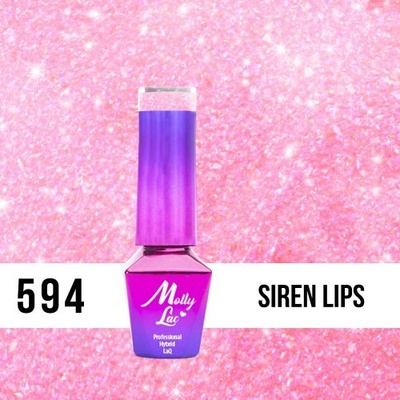 Molly Lac Gél lak Mermaid Whispers SIREN LIPS 594 5 ml